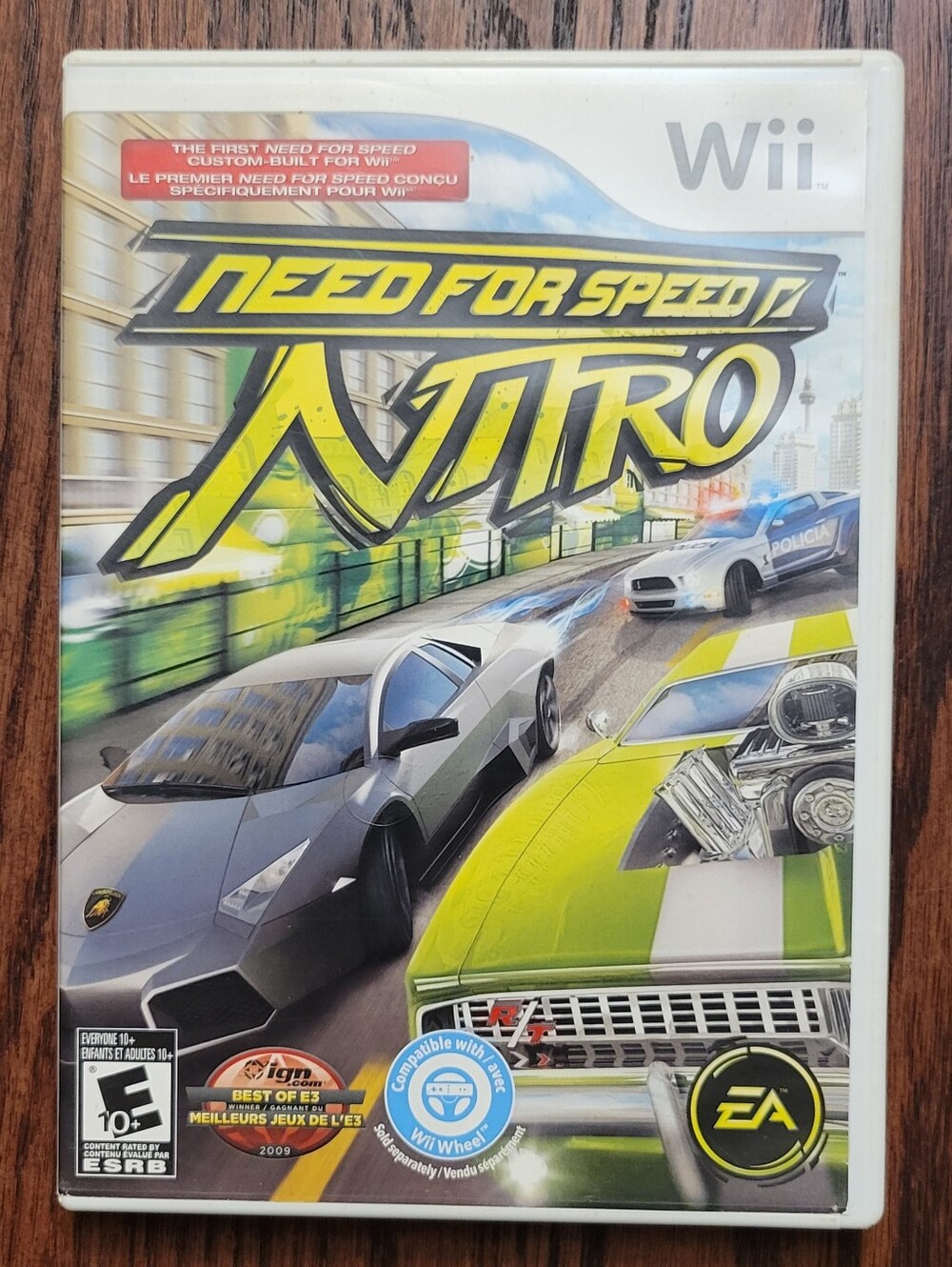 Nitro Need For Speed Video Game For Nintendo Wii - GUC - Rated E EA GAMES
